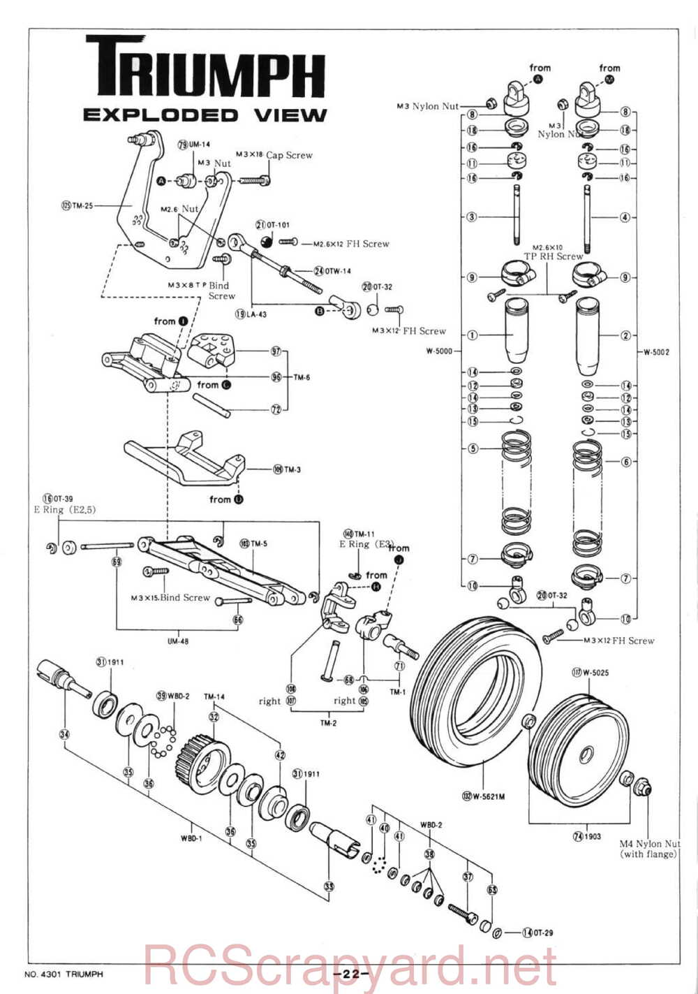 Kyosho - 4301 - Triumph - Manual - Page 22