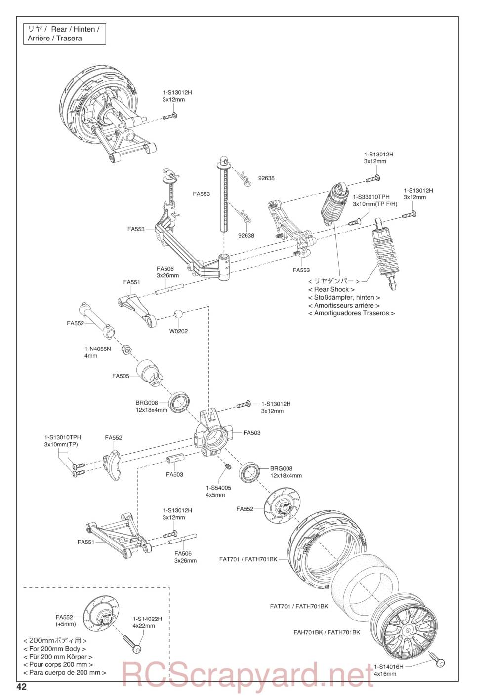 Kyosho EP Fazer Mk2 - Exploded View - Page 5