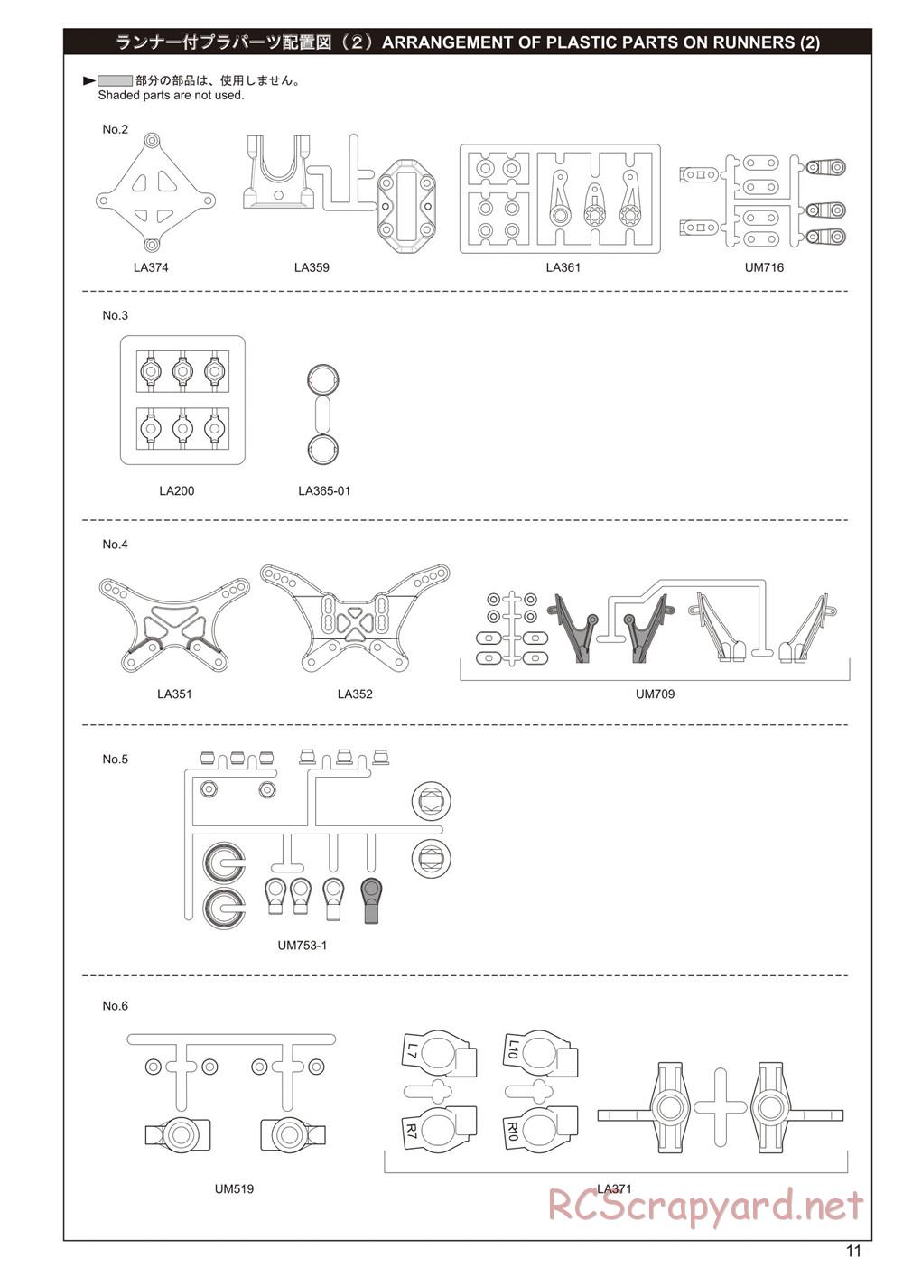 Kyosho - Lazer ZX-6 - Manual - Page 11