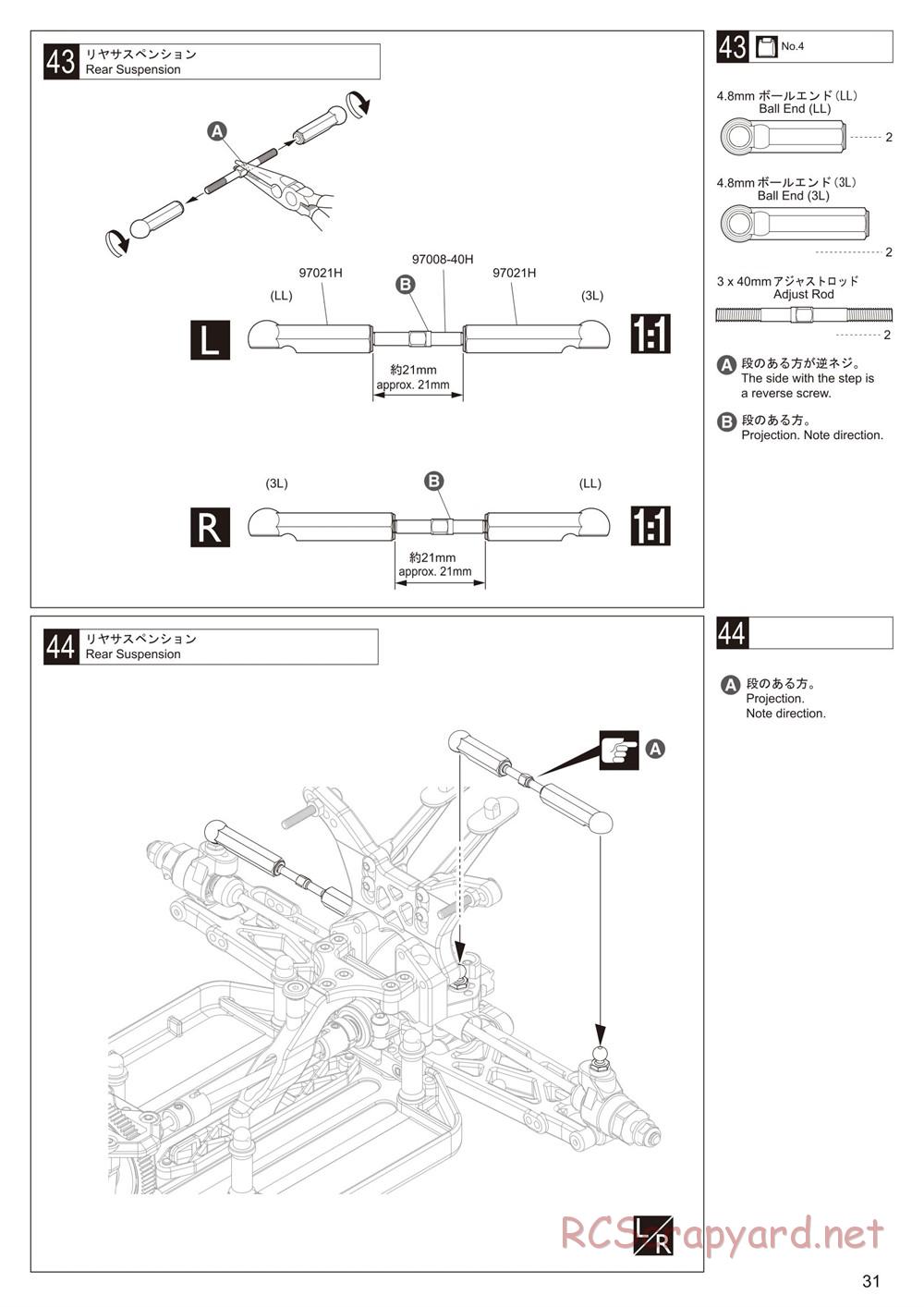 Kyosho - Lazer ZX-6 - Manual - Page 31