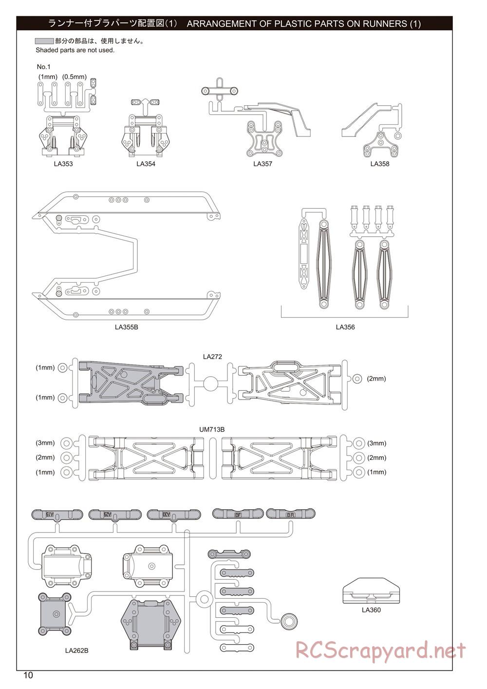 Kyosho - Lazer ZX6.6 - Manual - Page 10