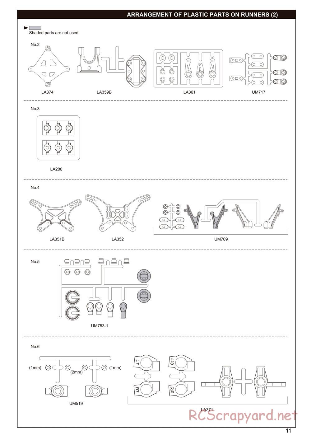 Kyosho - Lazer ZX6.6 - Manual - Page 11