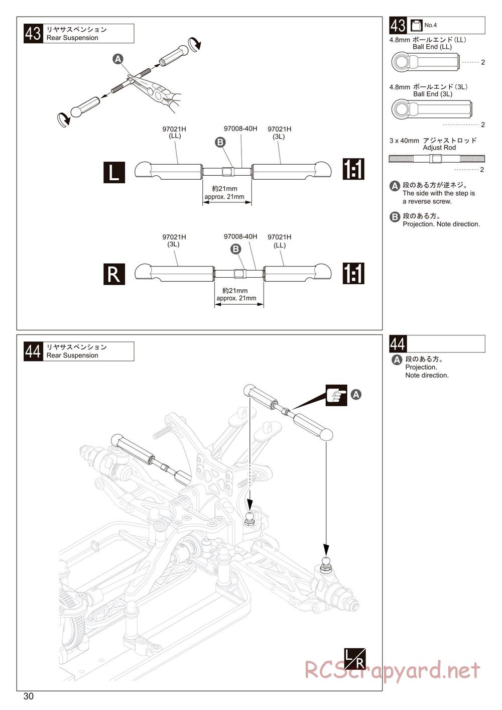 Kyosho - Lazer ZX6.6 - Manual - Page 30