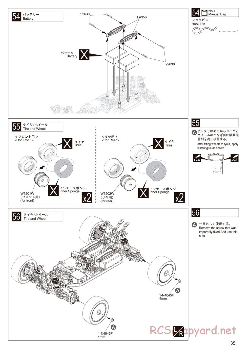 Kyosho - Lazer ZX6.6 - Manual - Page 35