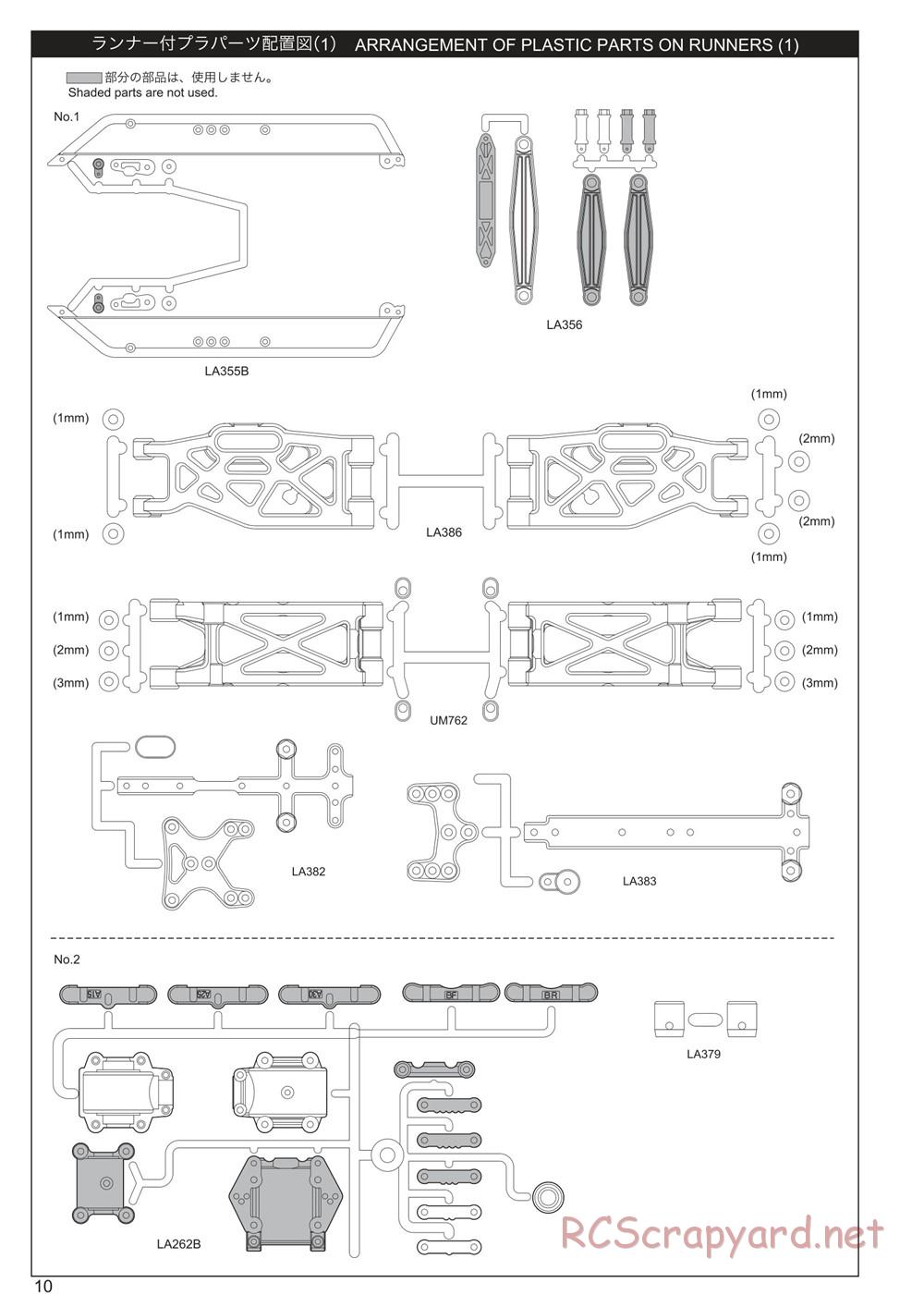 Kyosho - Lazer ZX7 - Manual - Page 10
