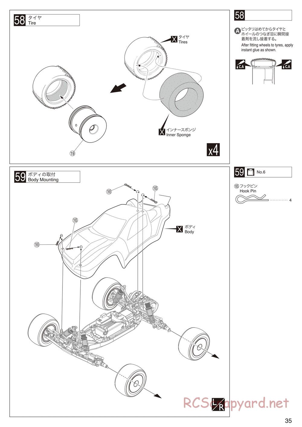 Kyosho - Ultima RT6 - Manual - Page 35