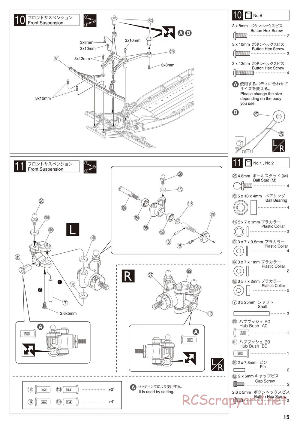 Kyosho - Ultima SC6 - Manual - Page 15