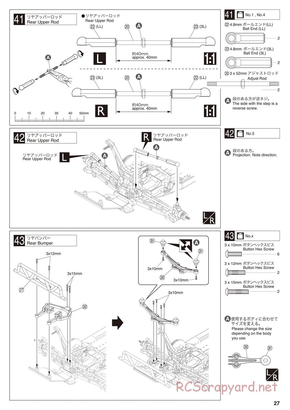 Kyosho - Ultima SC6 - Manual - Page 27