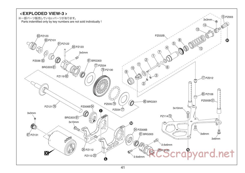 Kyosho - Plazma Formula - Exploded Views - Page 3