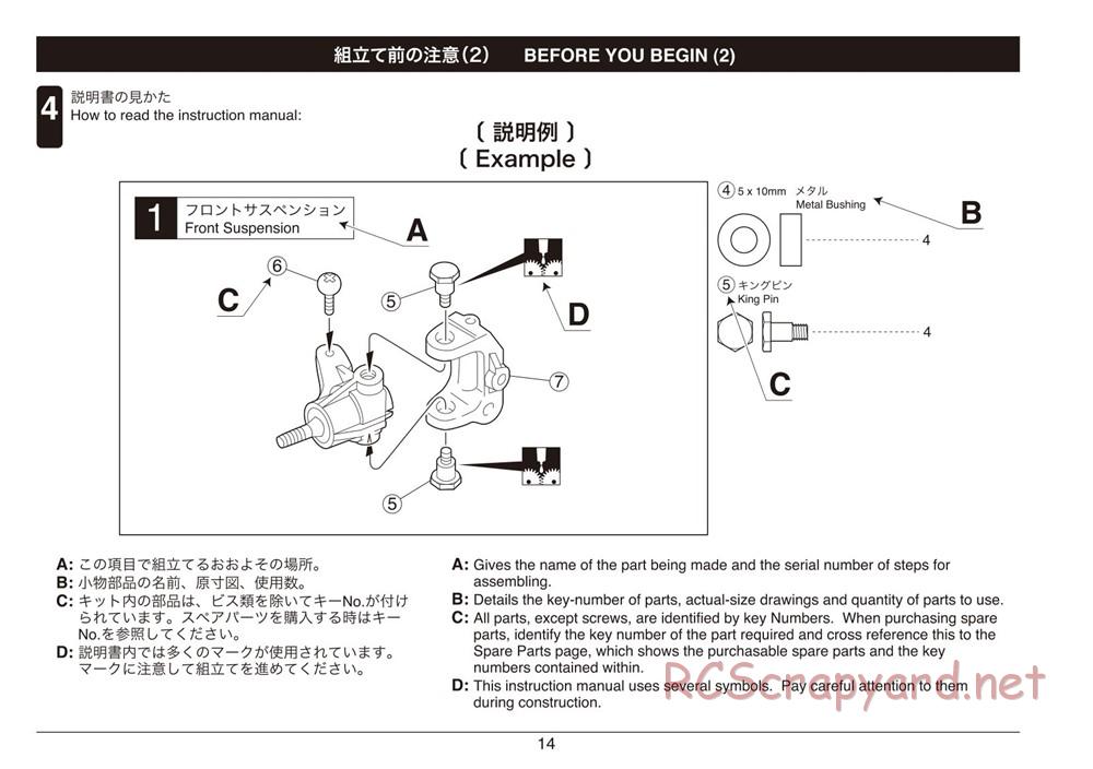 Kyosho - Plazma Formula - Manual - Page 14