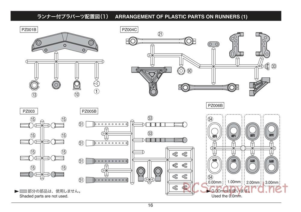 Kyosho - Plazma Formula - Manual - Page 16