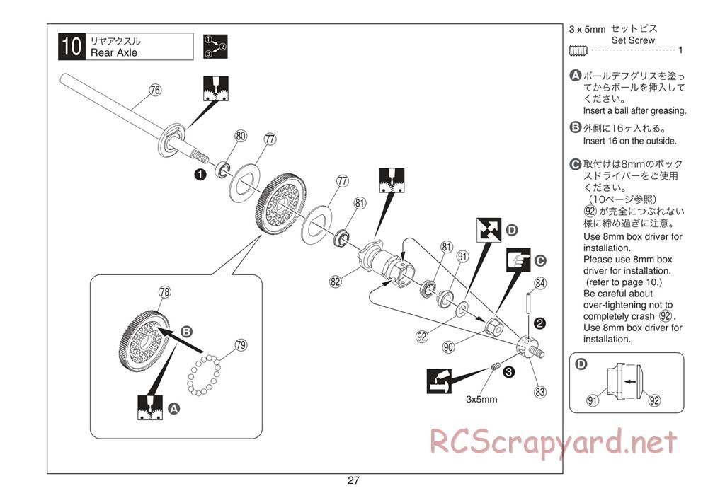 Kyosho - Plazma Formula - Manual - Page 27