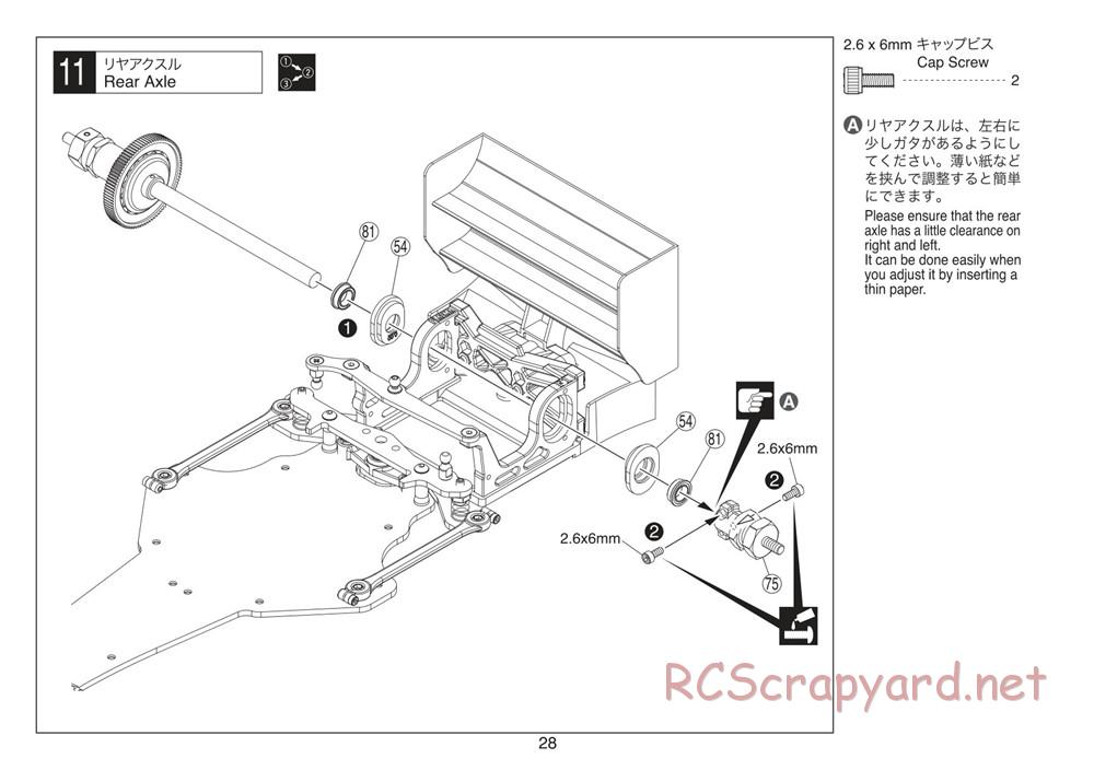 Kyosho - Plazma Formula - Manual - Page 28