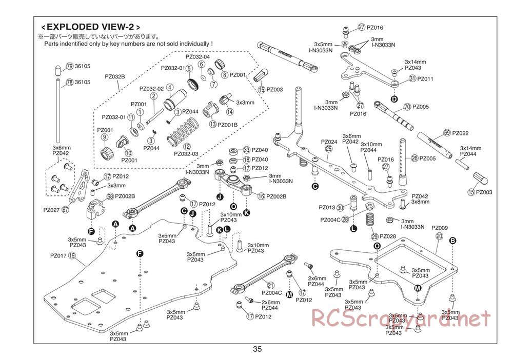 Kyosho - Plazma Ra - Exploded Views - Page 2