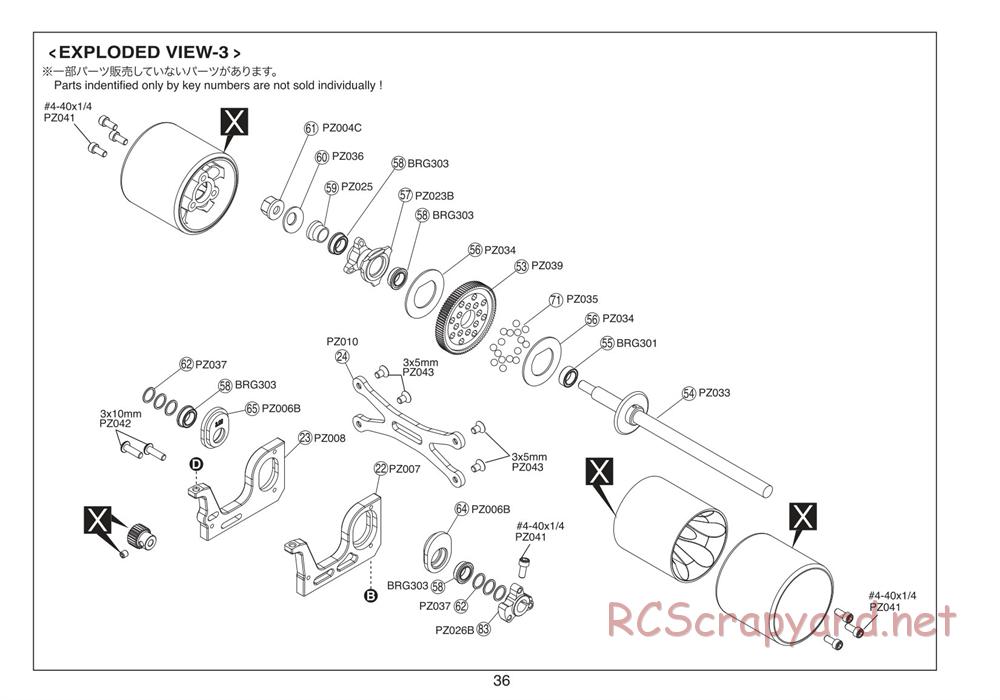 Kyosho - Plazma Ra - Exploded Views - Page 3