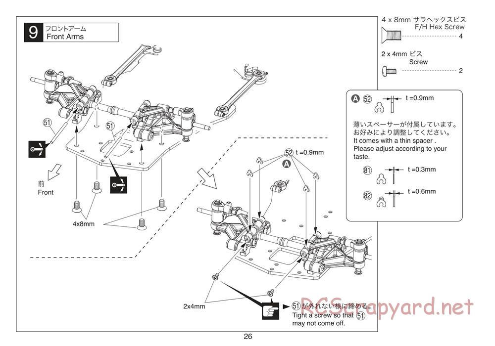 Kyosho - Plazma Ra - Manual - Page 26