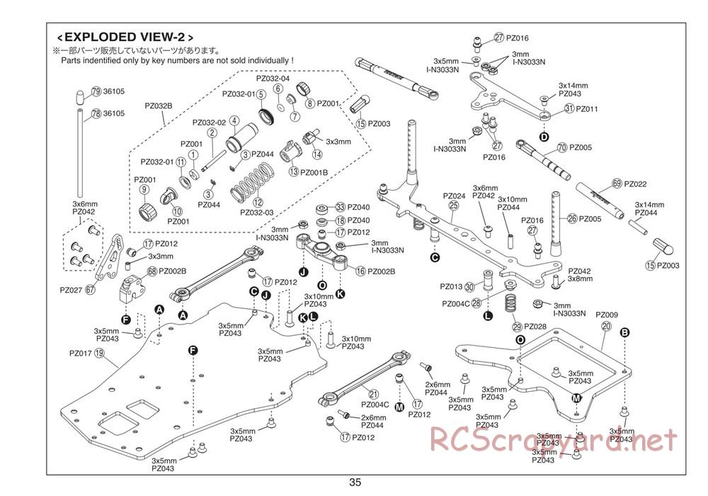 Kyosho - Plazma Ra - Manual - Page 35