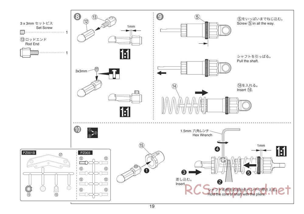 Kyosho - Plazma Ra 2.0 - Manual - Page 19