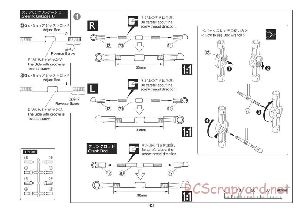 Kyosho - Plazma Ra 2.0 - Manual - Page 43