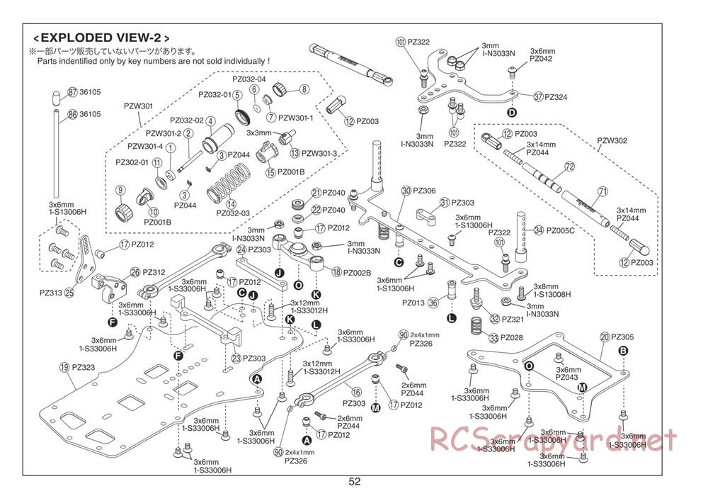 Kyosho - Plazma Ra 2.0 - Manual - Page 52