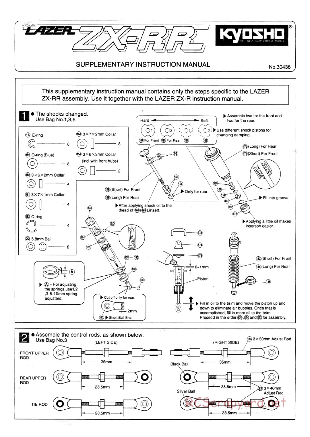 Kyosho - Lazer ZX-RR - Manual - Page 1