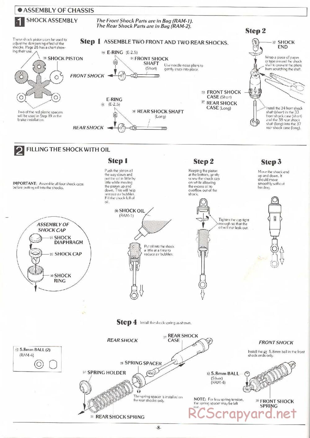 Kyosho - Rampage GP-10 - Manual - Page 8