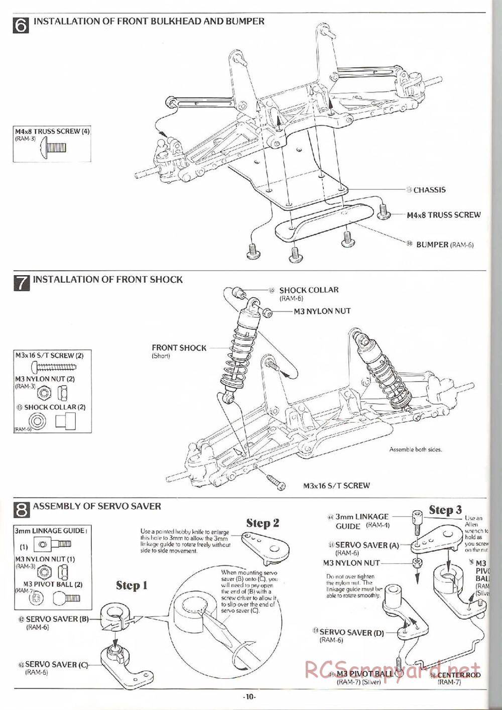 Kyosho - Rampage GP-10 - Manual - Page 10