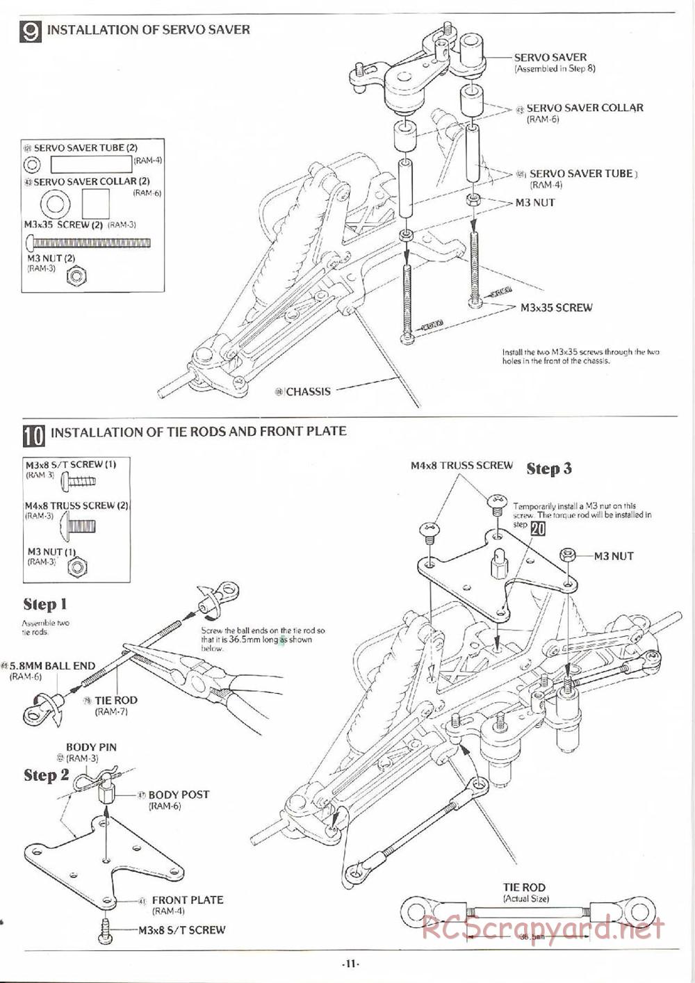 Kyosho - Rampage GP-10 - Manual - Page 11