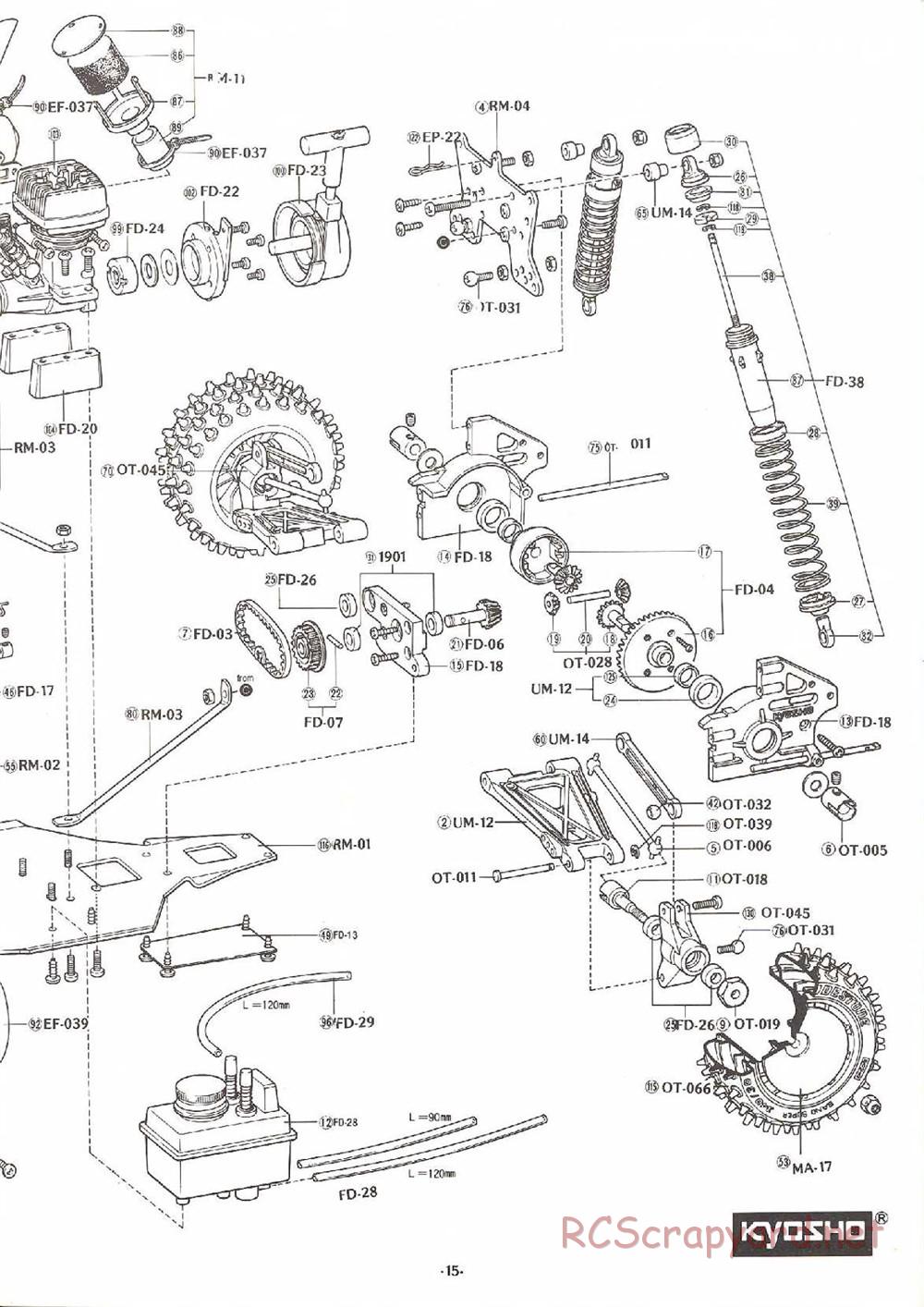 Kyosho - Rampage GP-10 - Manual - Page 15