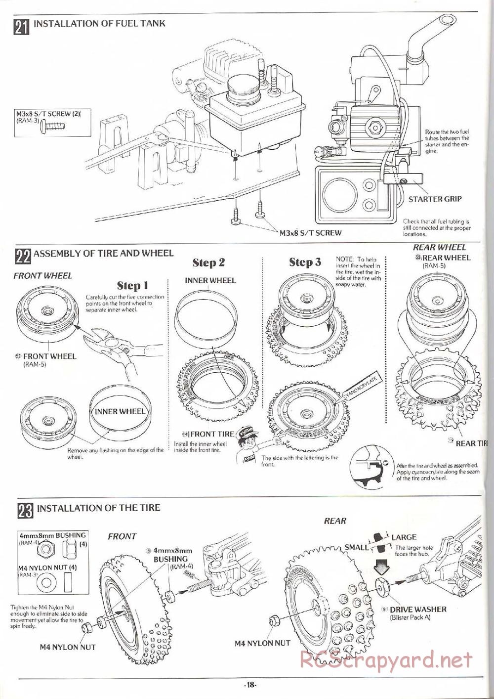 Kyosho - Rampage GP-10 - Manual - Page 18