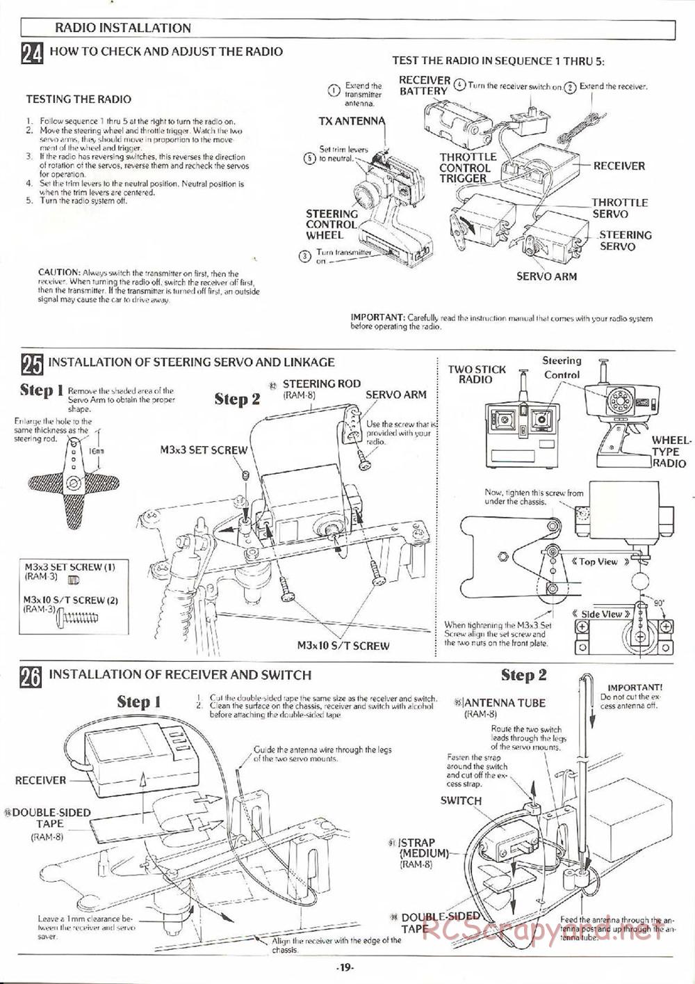 Kyosho - Rampage GP-10 - Manual - Page 19