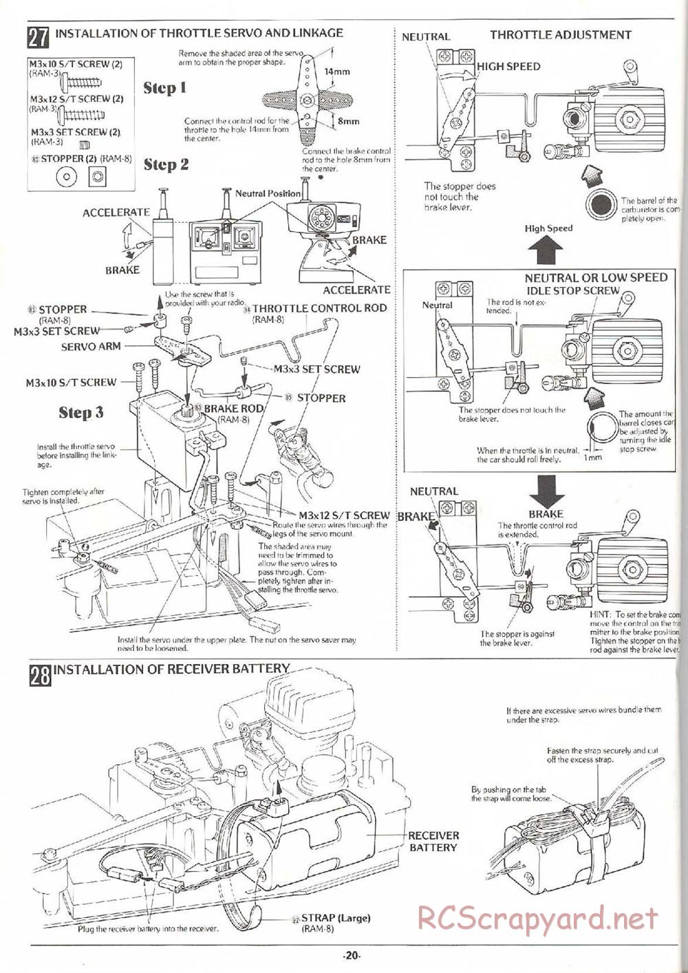 Kyosho - Rampage GP-10 - Manual - Page 20