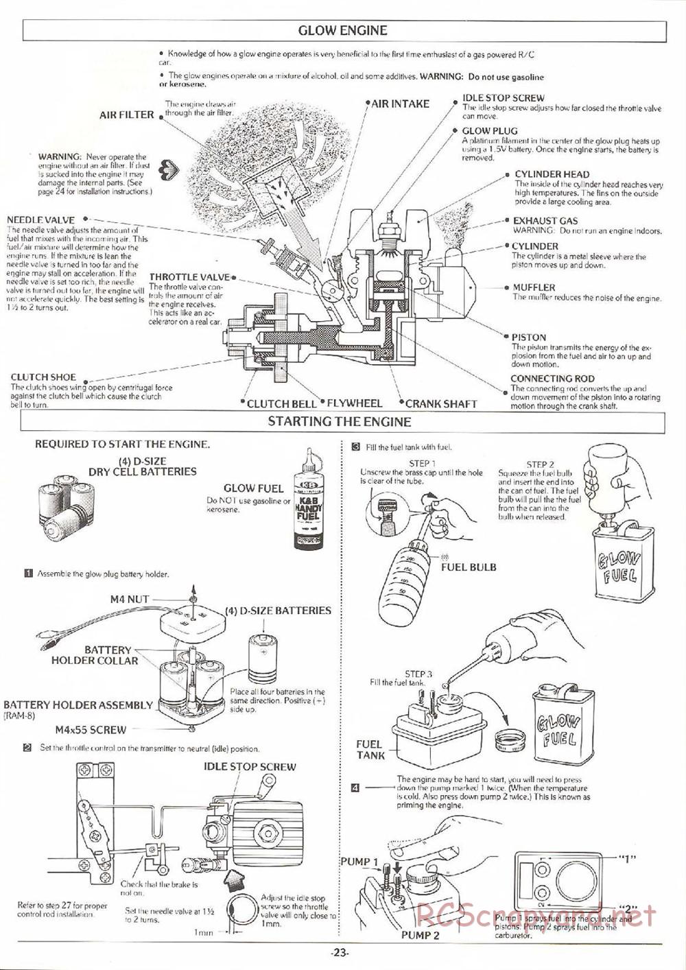 Kyosho - Rampage GP-10 - Manual - Page 23