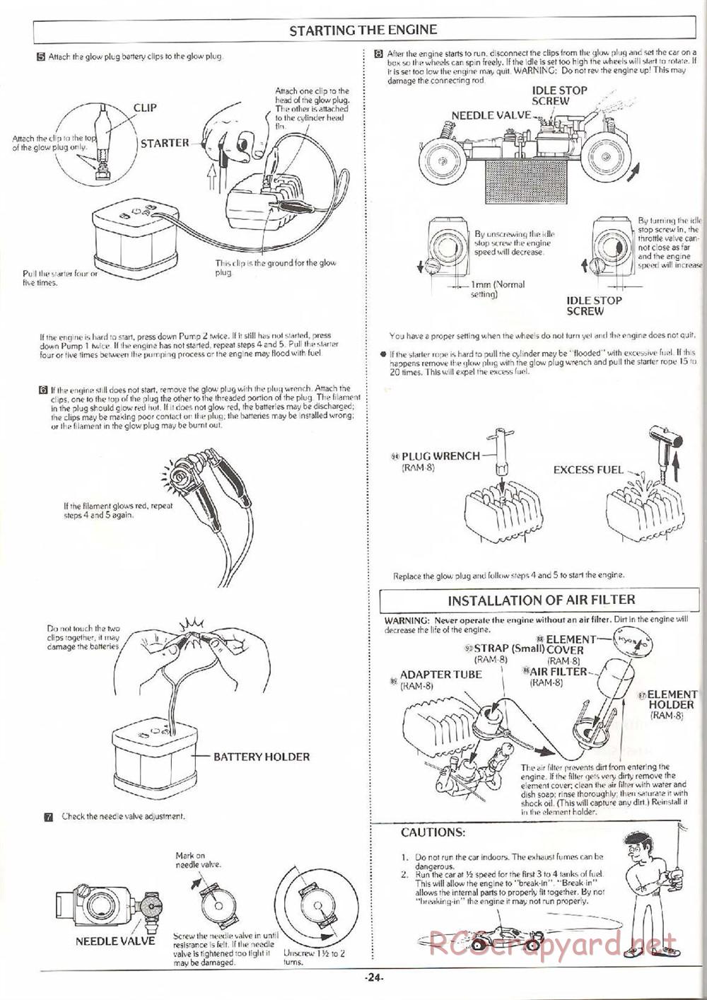 Kyosho - Rampage GP-10 - Manual - Page 24