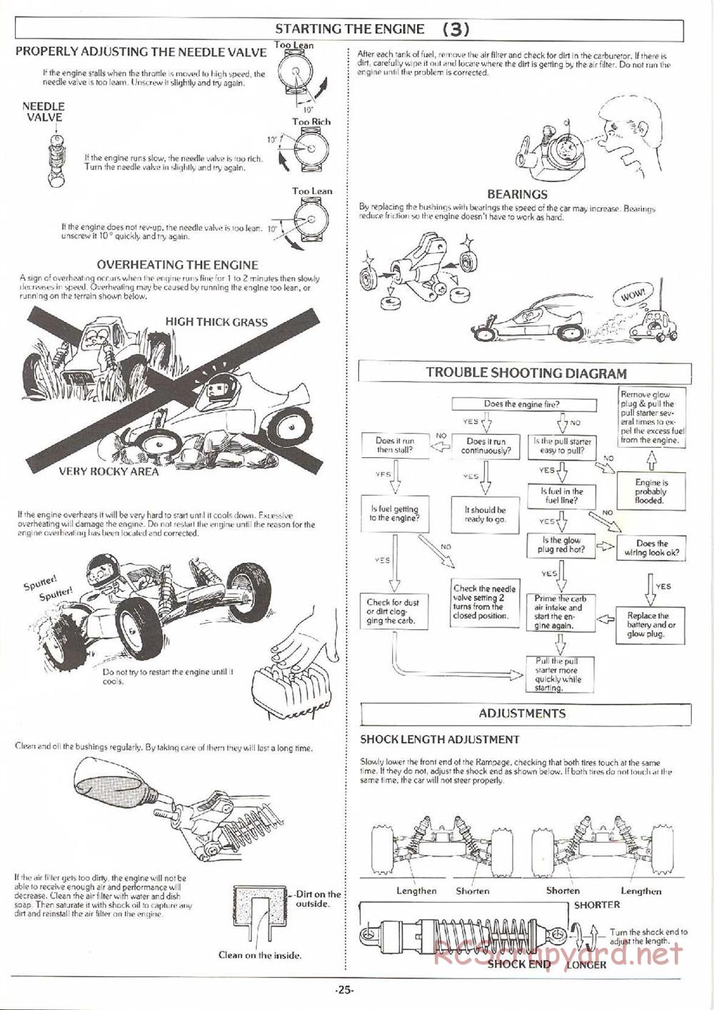 Kyosho - Rampage GP-10 - Manual - Page 25