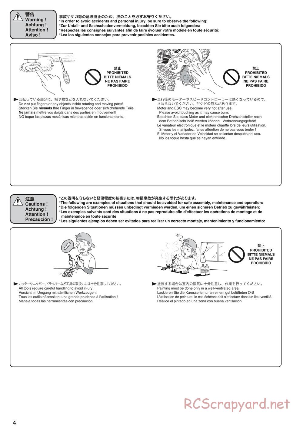 Kyosho - Sandmaster - Manual - Page 4