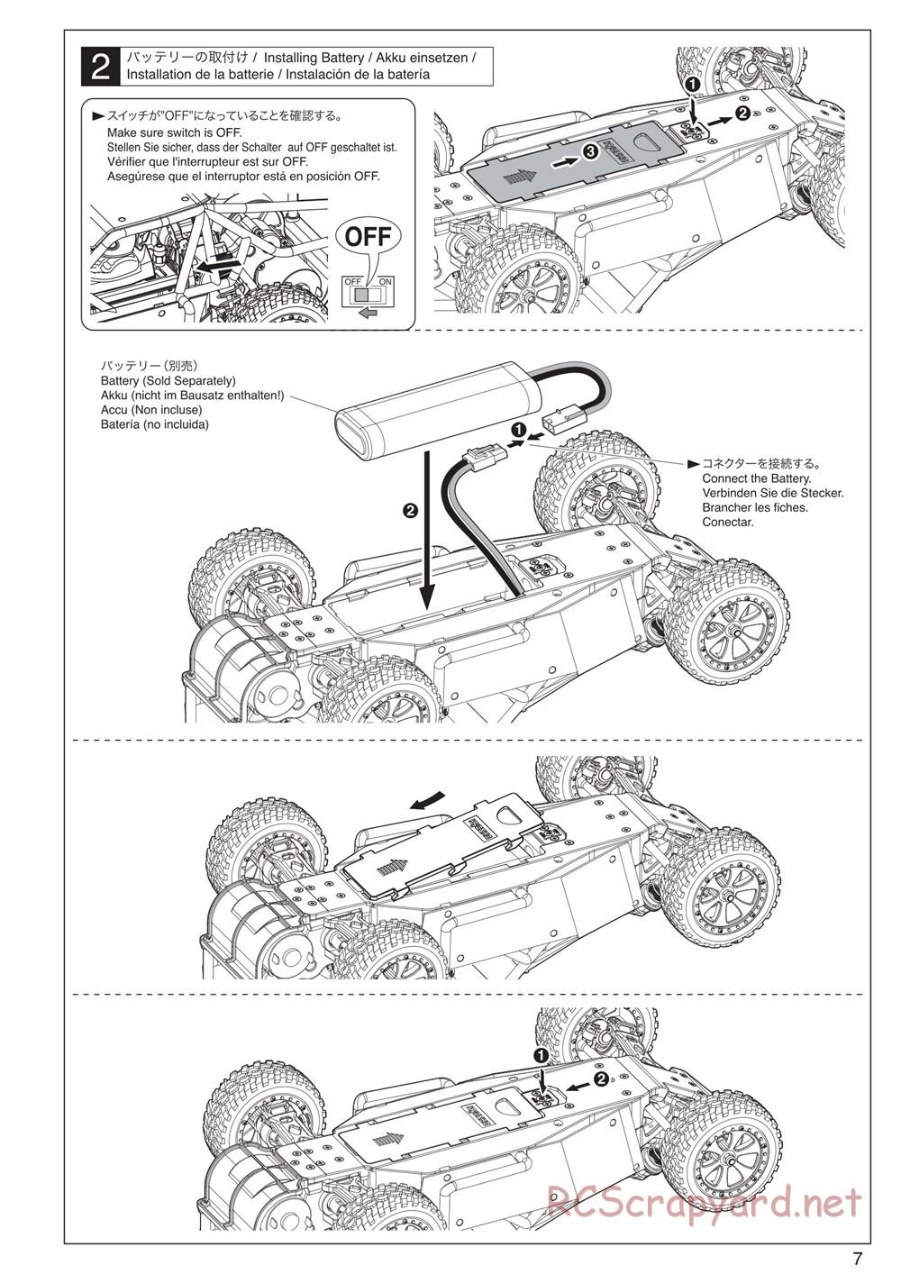 Kyosho - Sandmaster - Manual - Page 7