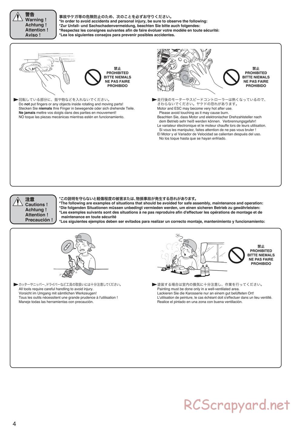 Kyosho - NeXXt - Manual - Page 4