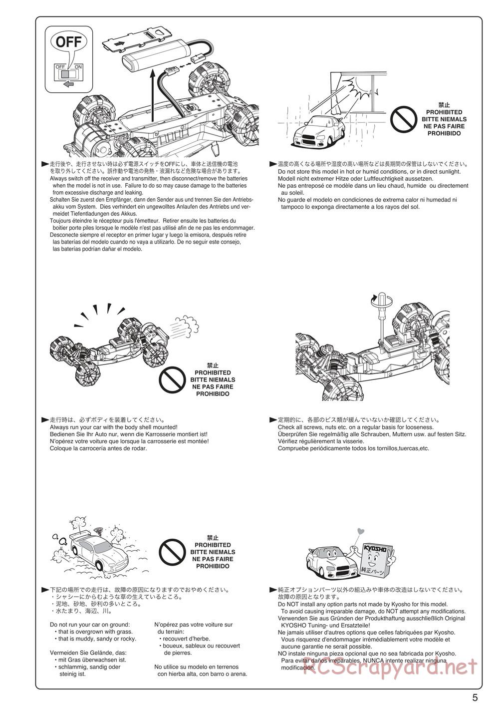 Kyosho - NeXXt - Manual - Page 5