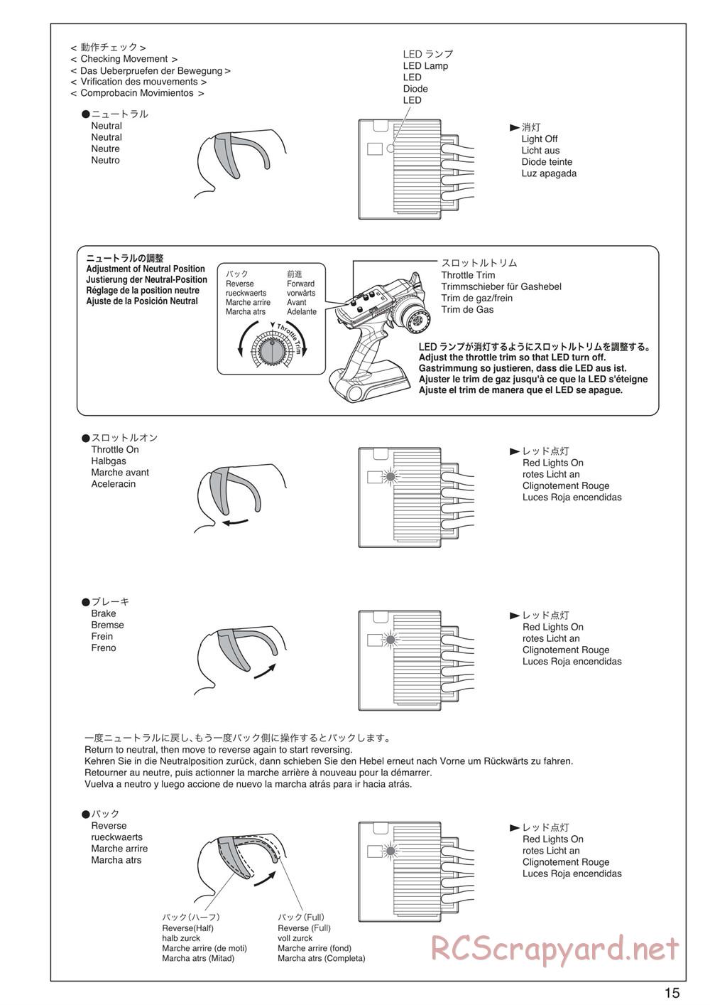 Kyosho - NeXXt - Manual - Page 15