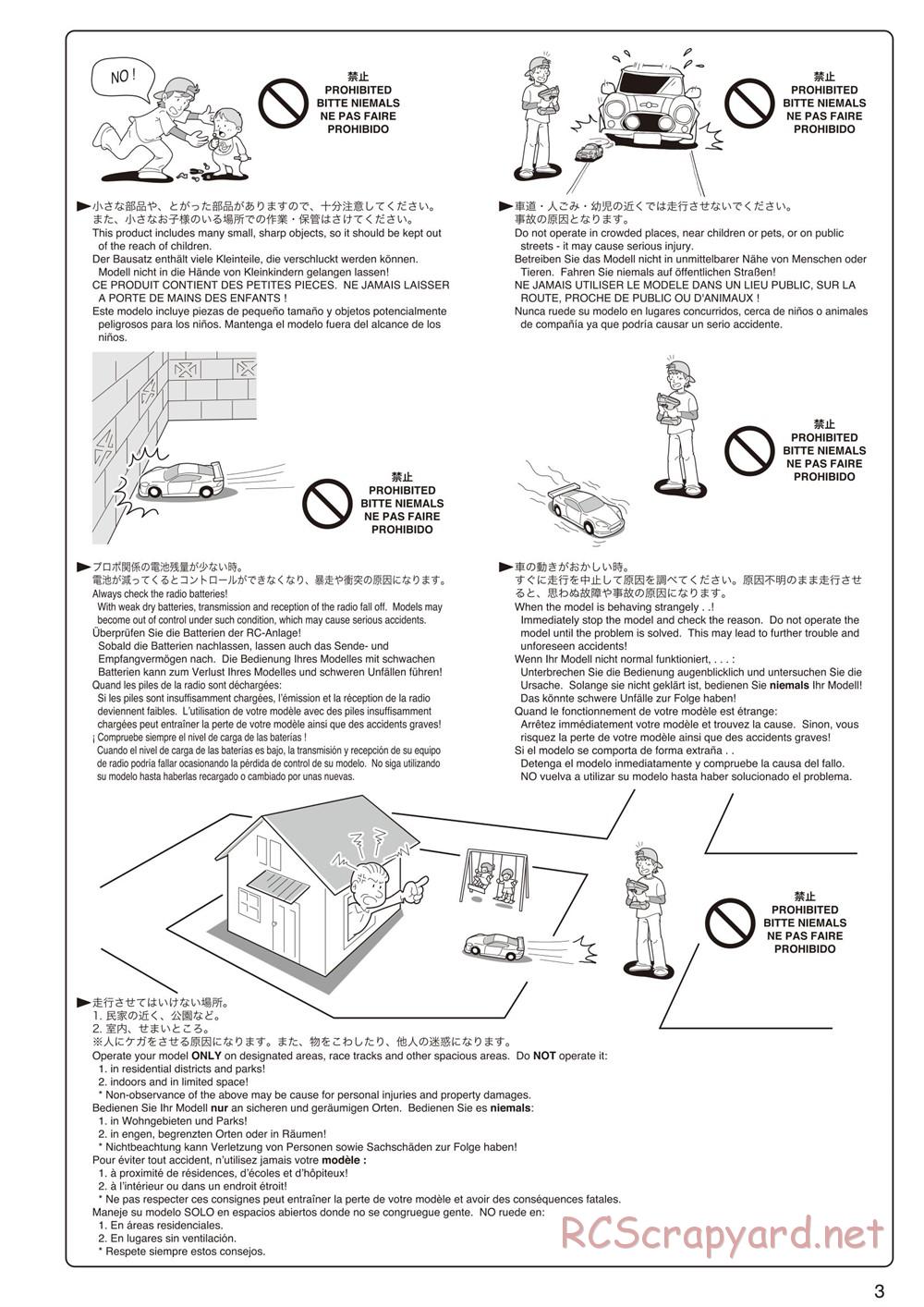 Kyosho - Axxe 2WD Desert Buggy - Manual - Page 3