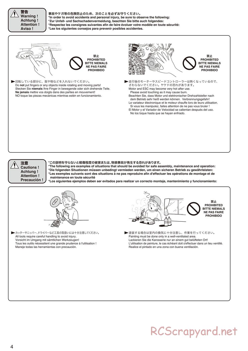 Kyosho - Axxe 2WD Desert Buggy - Manual - Page 4