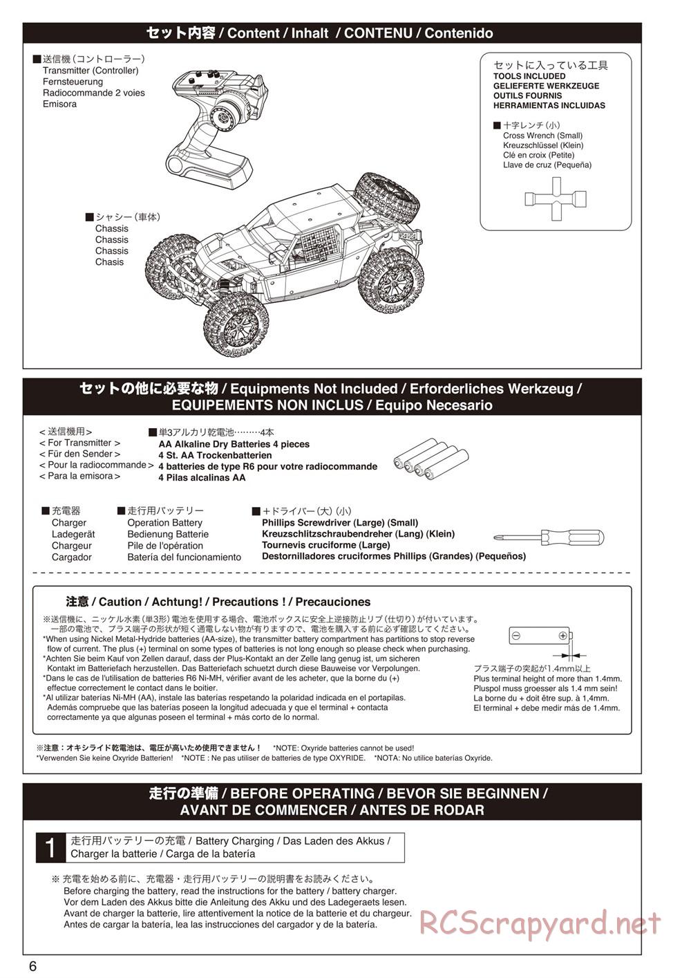 Kyosho - Axxe 2WD Desert Buggy - Manual - Page 6