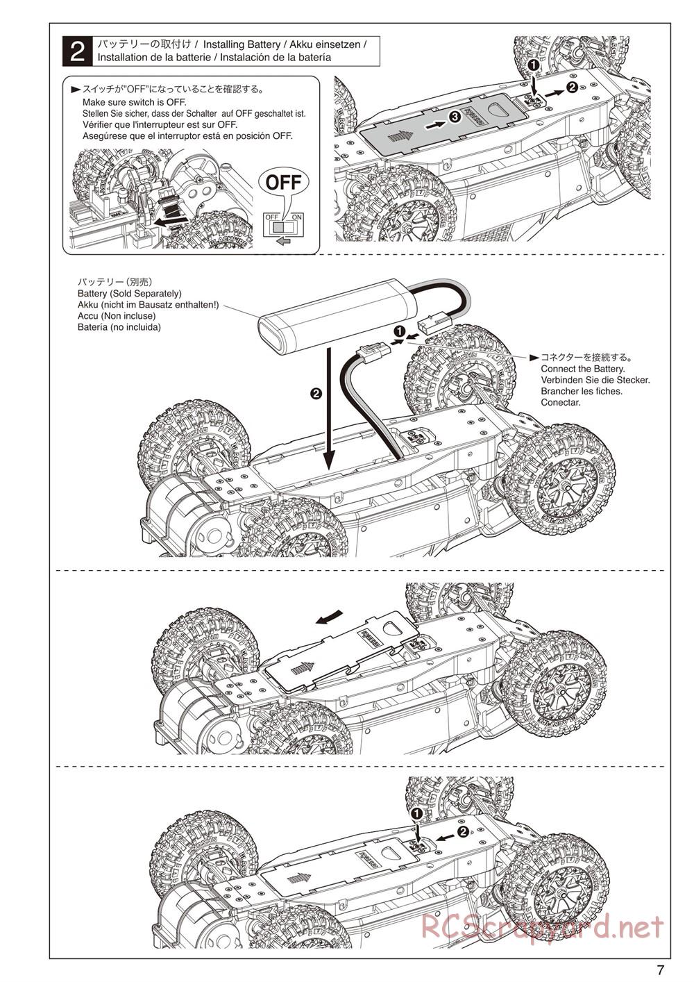 Kyosho - Axxe 2WD Desert Buggy - Manual - Page 7
