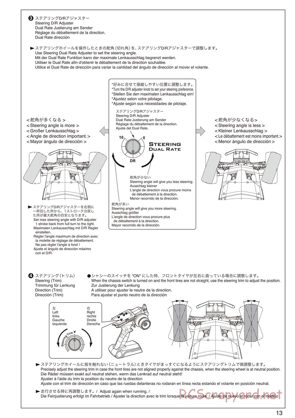 Kyosho - Axxe 2WD Desert Buggy - Manual - Page 13