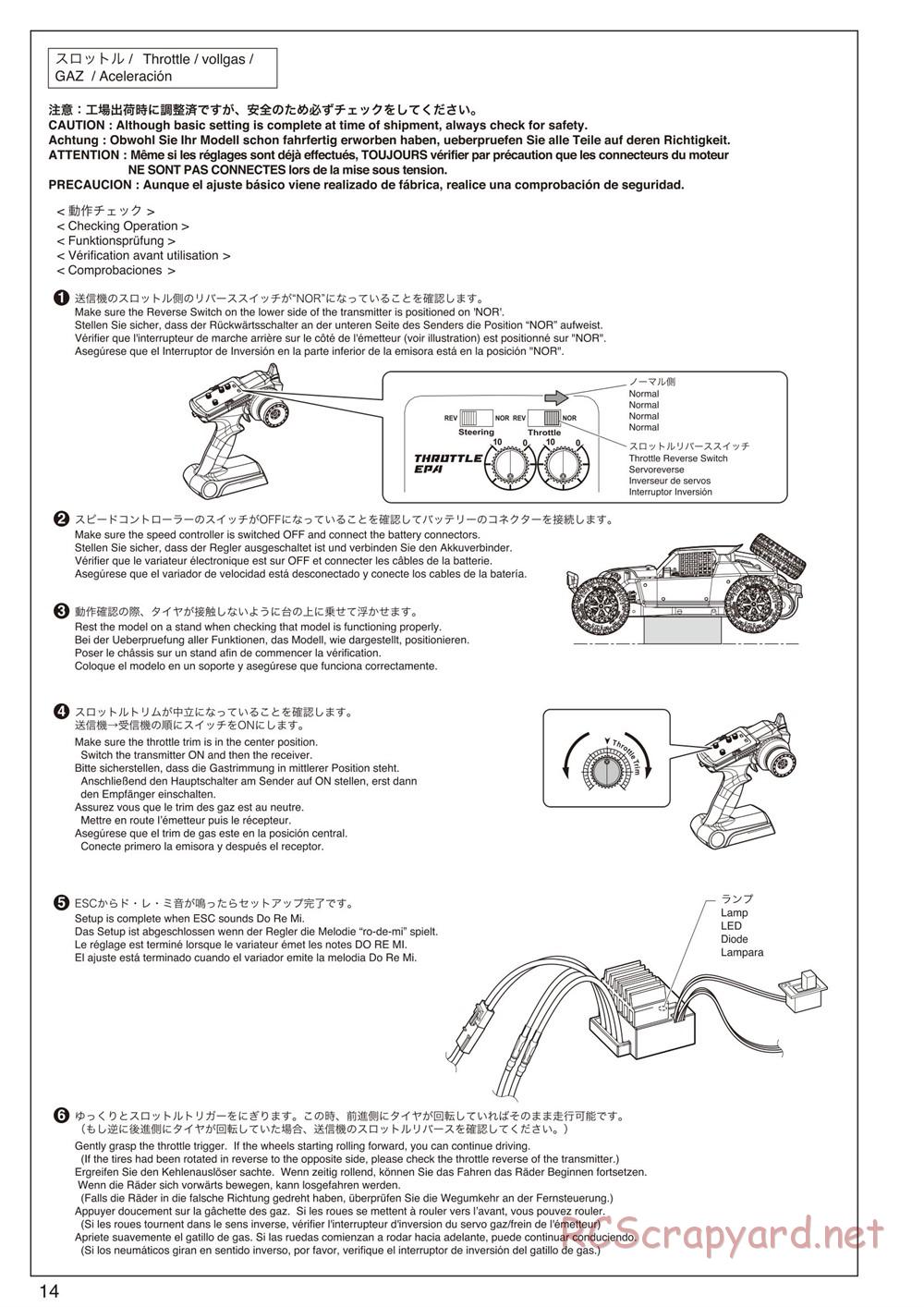 Kyosho - Axxe 2WD Desert Buggy - Manual - Page 14