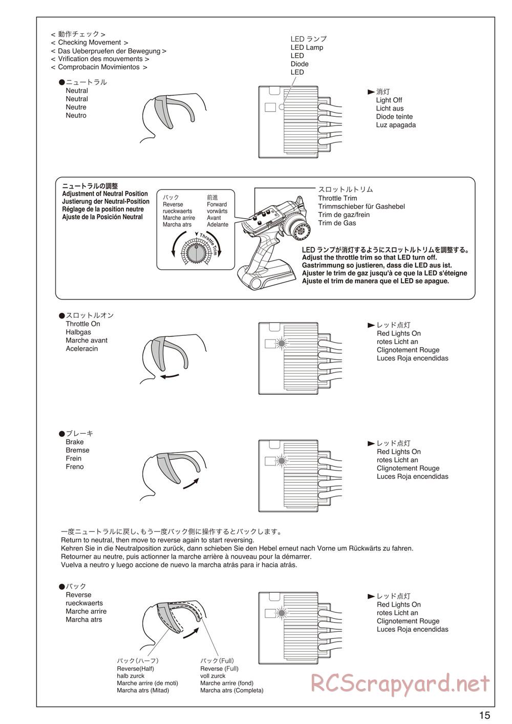 Kyosho - Axxe 2WD Desert Buggy - Manual - Page 15