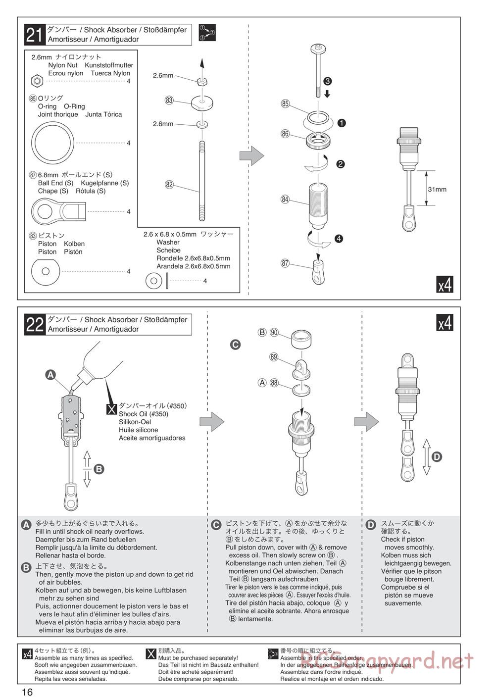 Kyosho - DBX-VE - Manual - Page 16