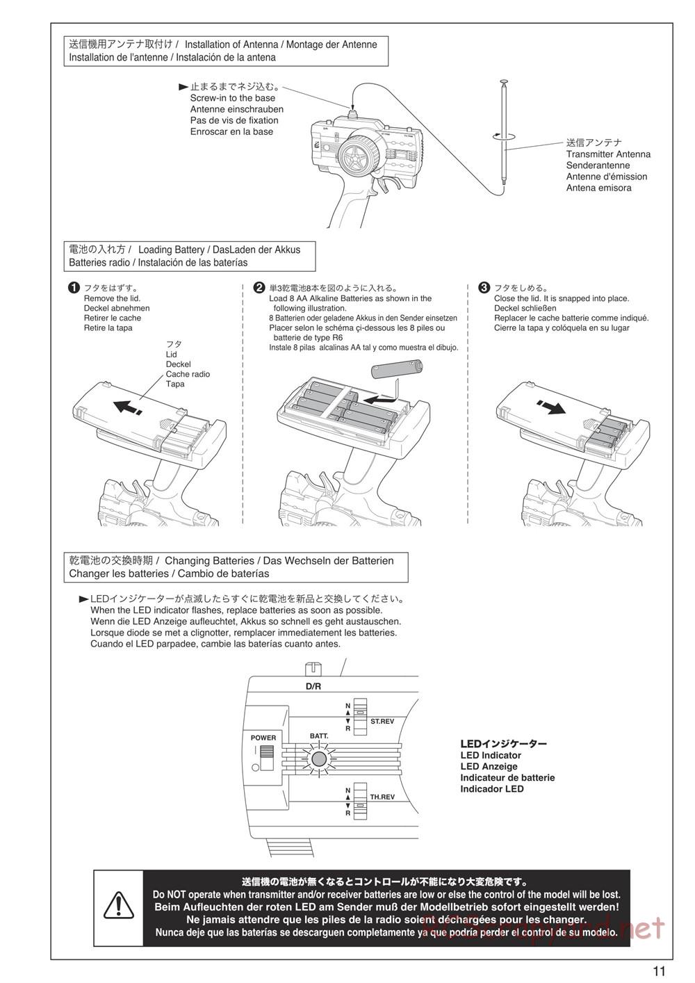 Kyosho - DBX-VE - Manual - Page 11