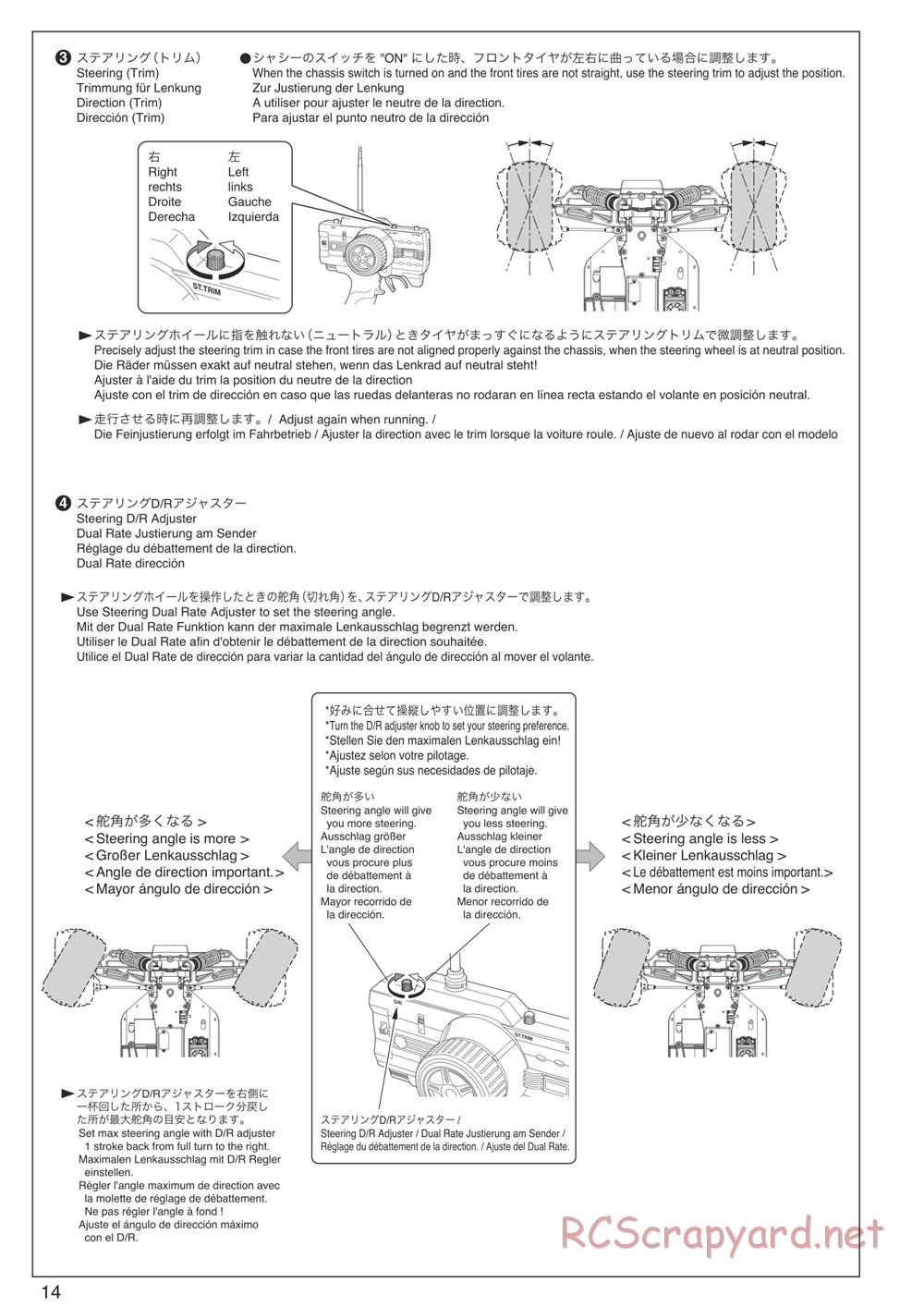 Kyosho - DBX-VE - Manual - Page 14